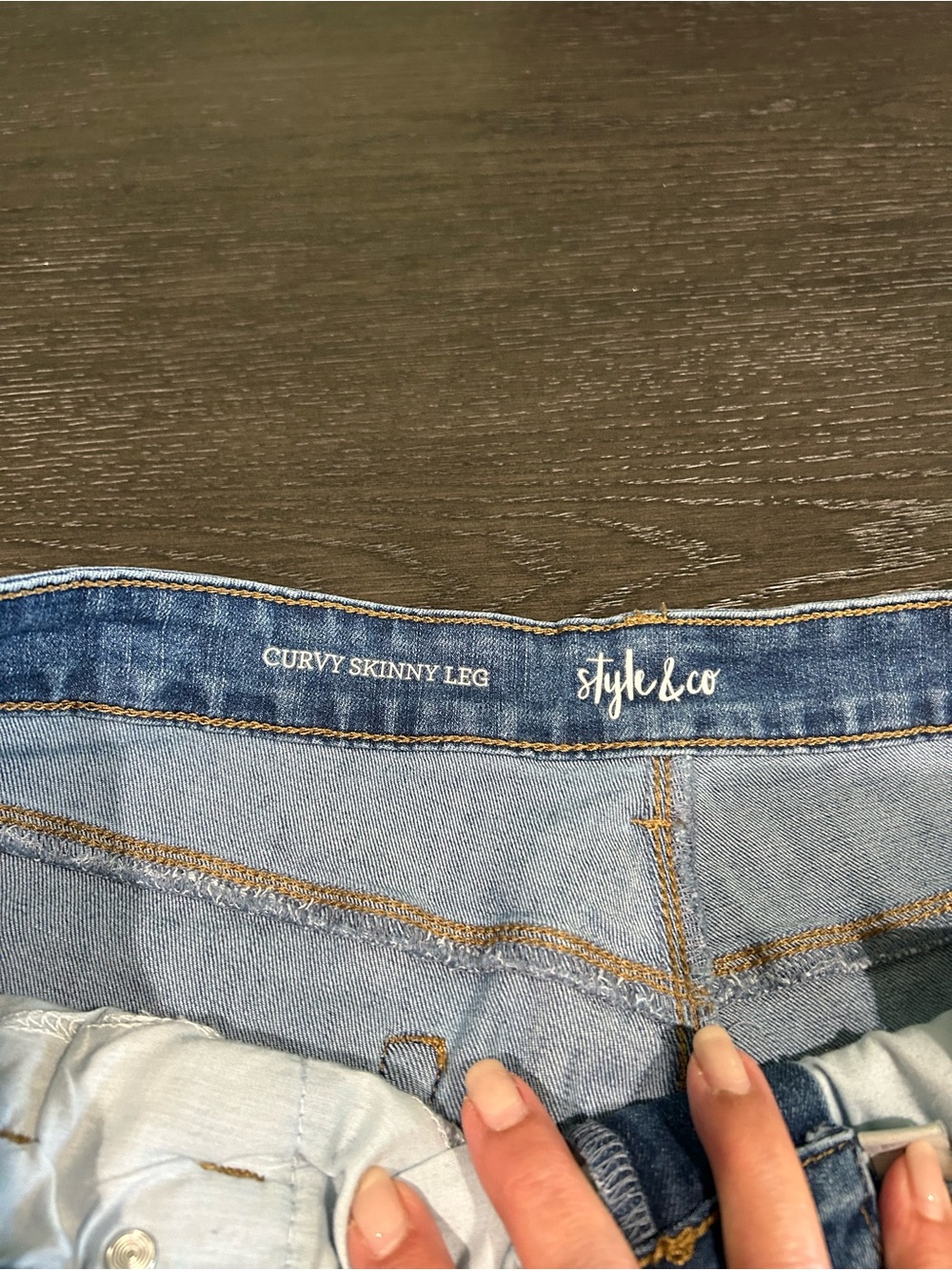 Style & Co. Curvy Skinny Leg Jeans - Light Blue